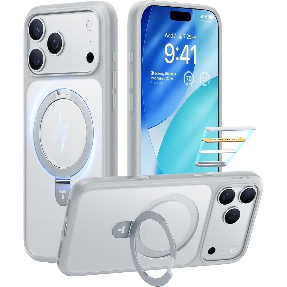 TORRAS Ostand Case for iPhone 17 Pro Max 6.9",  Camera Control Button, MagSafe